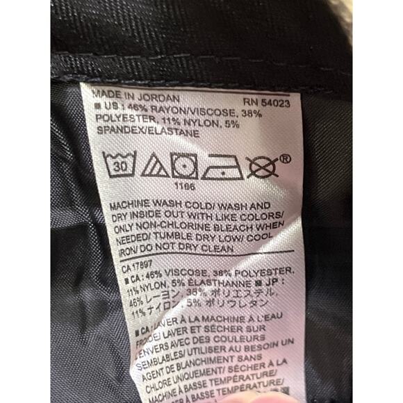 Banana Republic Sloan Machine-Washable Ankle Pants Brown Micro Check Size 8 NWT - Picture 11 of 12